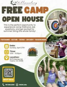 🌞 Summer Camp Open House 2 Summer Camp Near Williamsburg Va Flyer