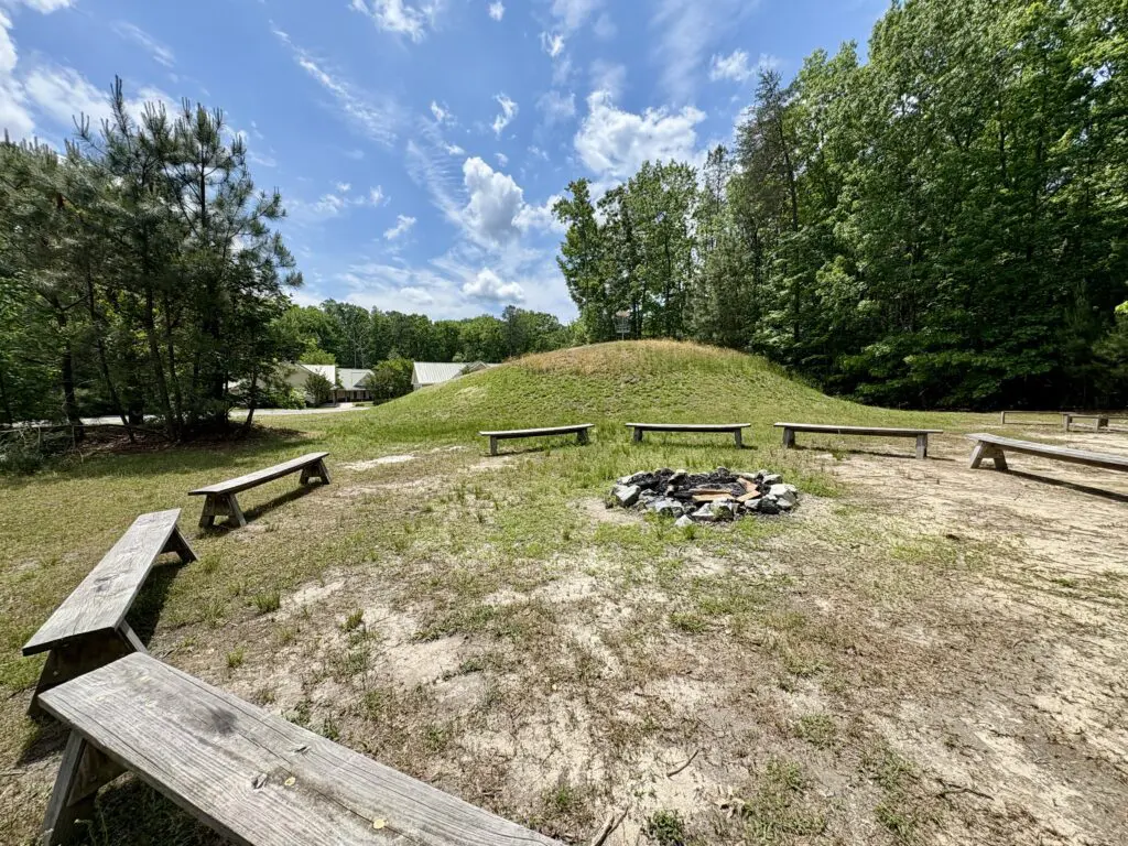 Lodging &Amp; Accommodations 41 Fire Ring For Cabin Village At Williamsburg Christian Retreat Center In Williamsburg, Virginia