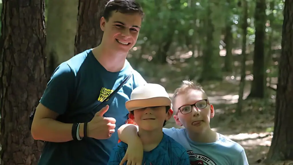 Christian Summer Camp Counselor Mentoring Kids