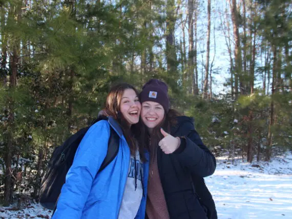 Teens Attending Winter Camp At Wcrc Near Williamsburg, Va