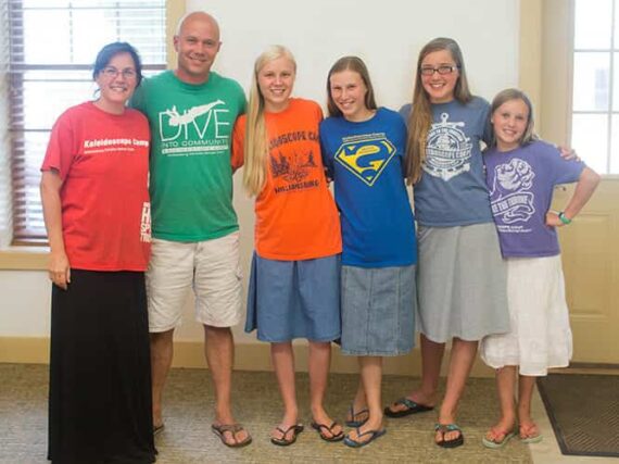 A Group Photo Taken To Commemorate A Fun Family Camp Trip At Wcrc In Williamsburg, Virginia.