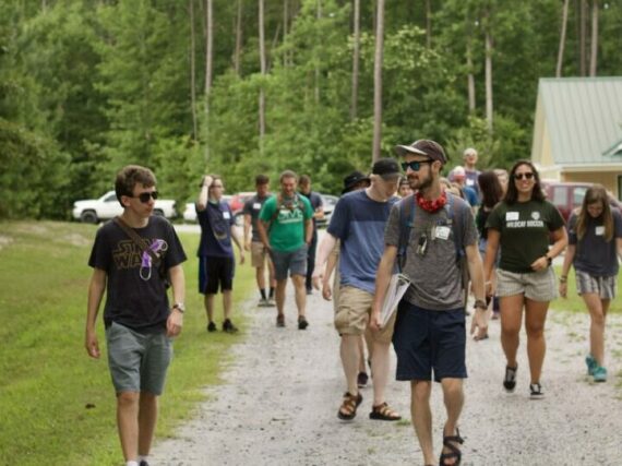 A Group Of High School Age Homeschool Students Taking A Field Trip To Wcrc In Williamsburg, Virginia