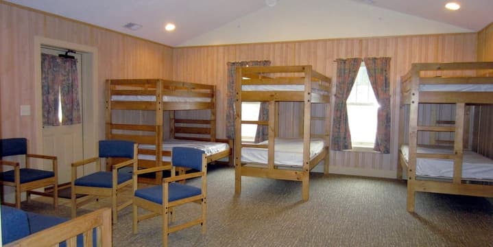 Cabin Village Rentals At Williamsburg Christian Retreat Center In Williamsburg, Virginia