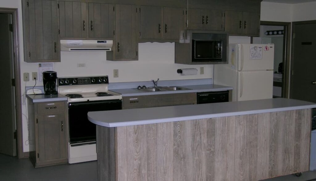 Kitchen Inside Laurel Cottage At Williamsburg Christian Retreat Center In Williamsburg, Virginia