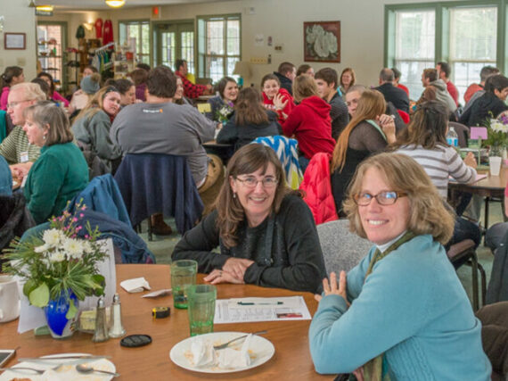 People Talking While At Wcrc, A Christian Respite Retreat Center In Williamsburg, Va